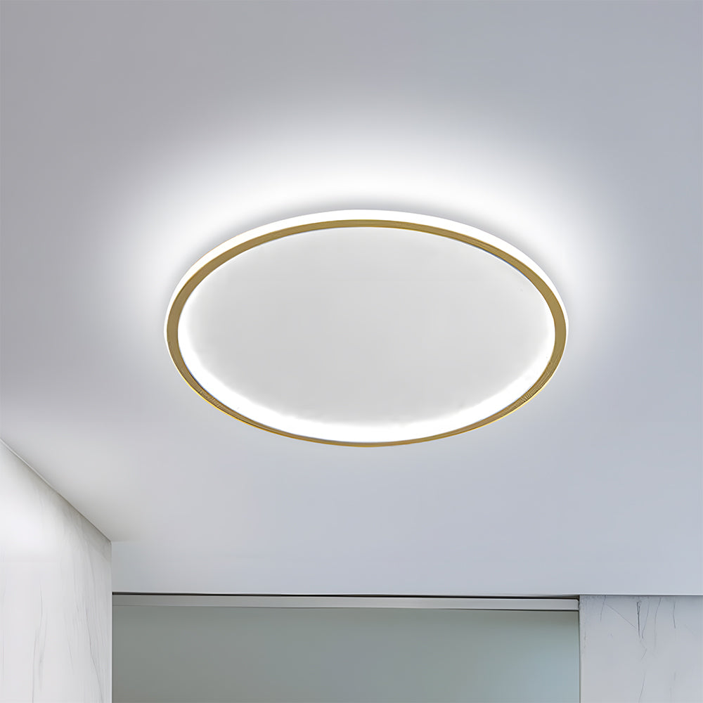 Nordic disc-style LED ceiling light
