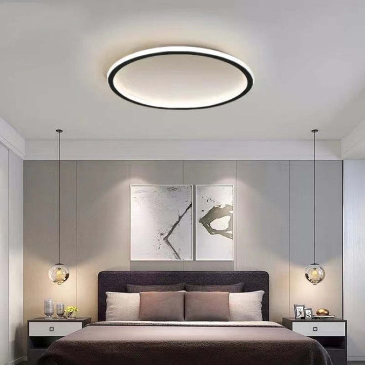 Nordic disc-style LED ceiling light