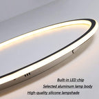 Nordic disc-style LED ceiling light