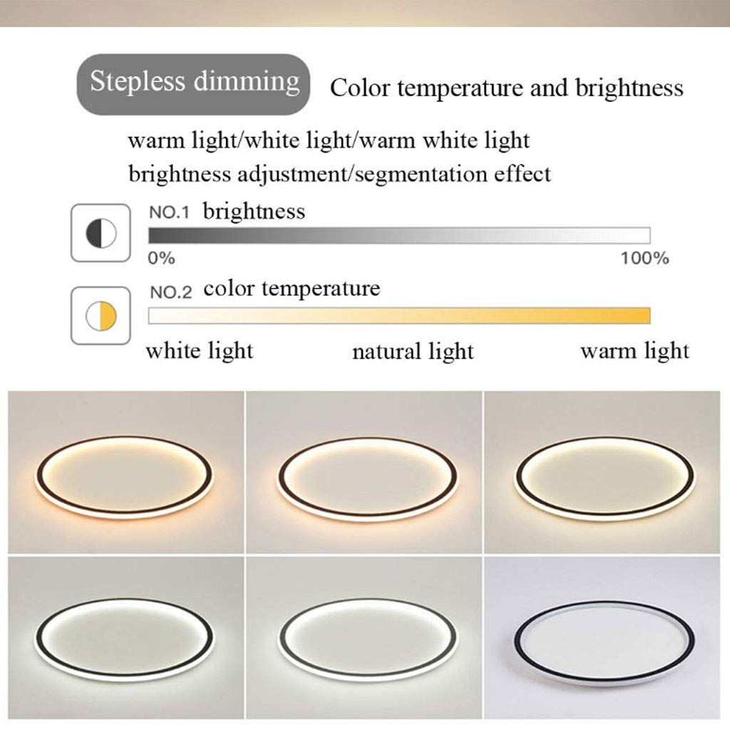 Nordic disc-style LED ceiling light