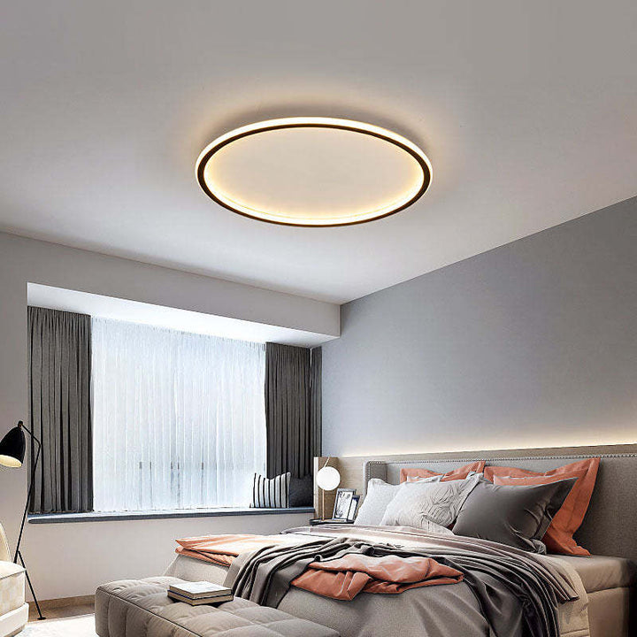 Nordic disc-style LED ceiling light