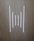 LED lighting strip set for wall panels
