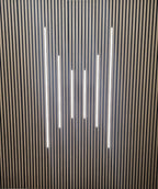 LED lighting strip set for wall panels
