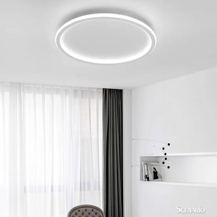 Nordic disc-style LED ceiling light