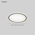 Nordic disc-style LED ceiling light