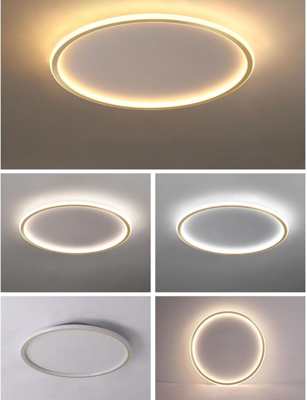 Nordic disc-style LED ceiling light