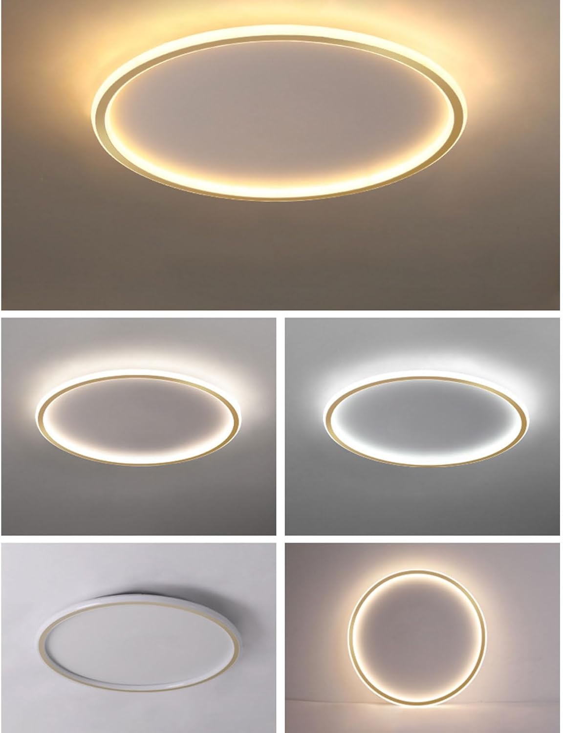 Nordic disc-style LED ceiling light