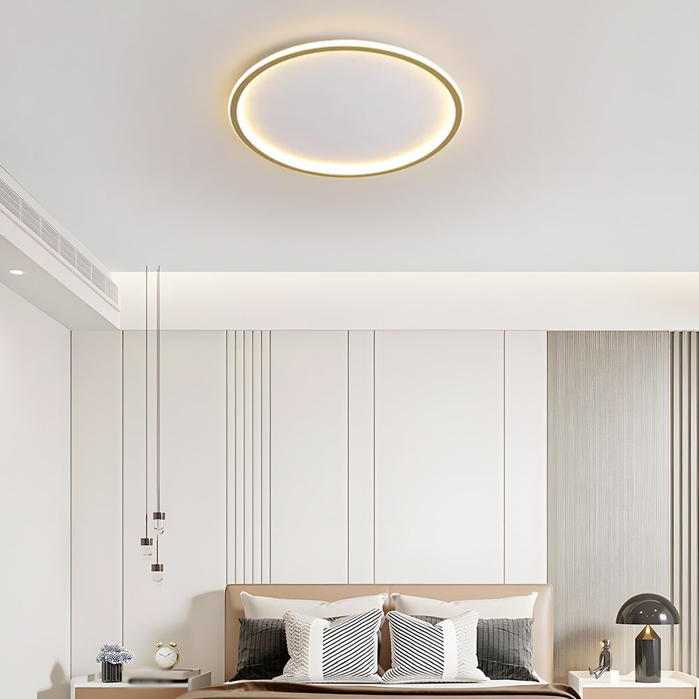 Nordic disc-style LED ceiling light