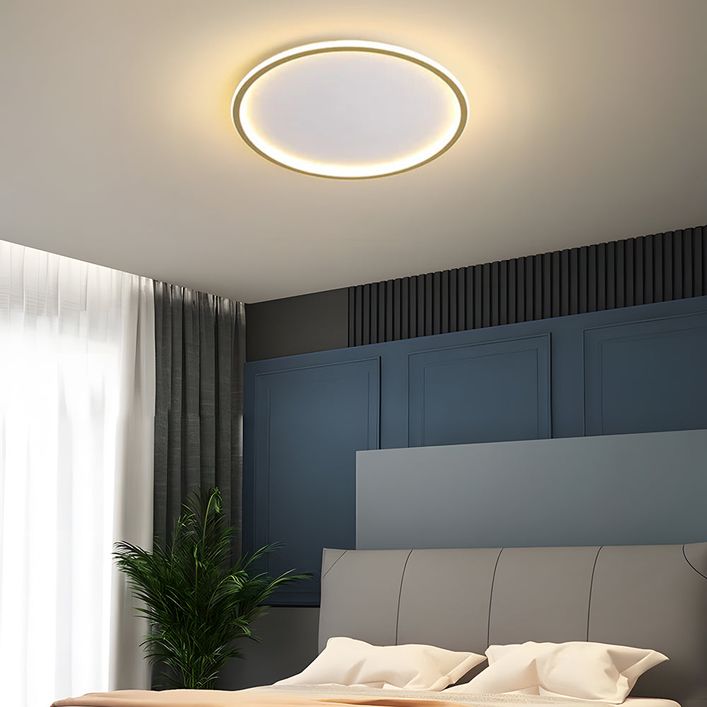 Nordic disc-style LED ceiling light